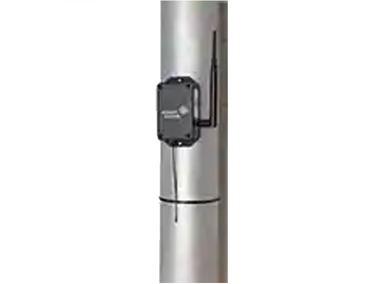 Connected Fire Sprinkler sensor installed on a sprinkler system