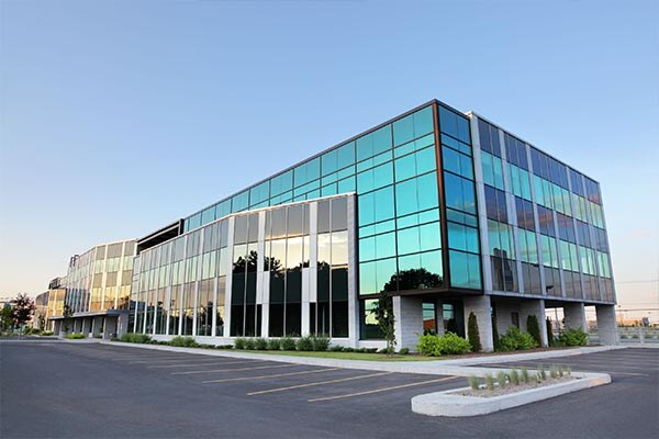 Modern Glass Building Exterior