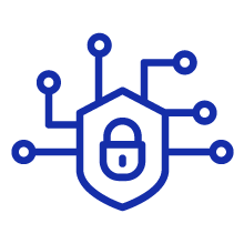 Digital lock icon