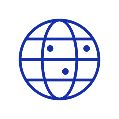 An icon of globe for OpenBlue Airwall