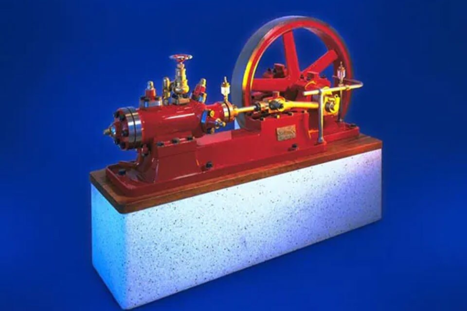 Sabroe's first refrigeration machine, built in 1897